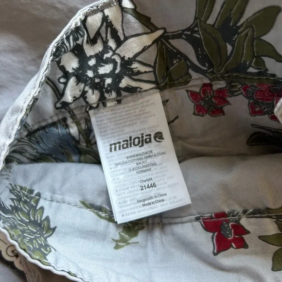 Maloja CharlyM Twill Bike Pants in Light Gray Smoke Size Medium Hiking Outdoors - Picture 12 of 16